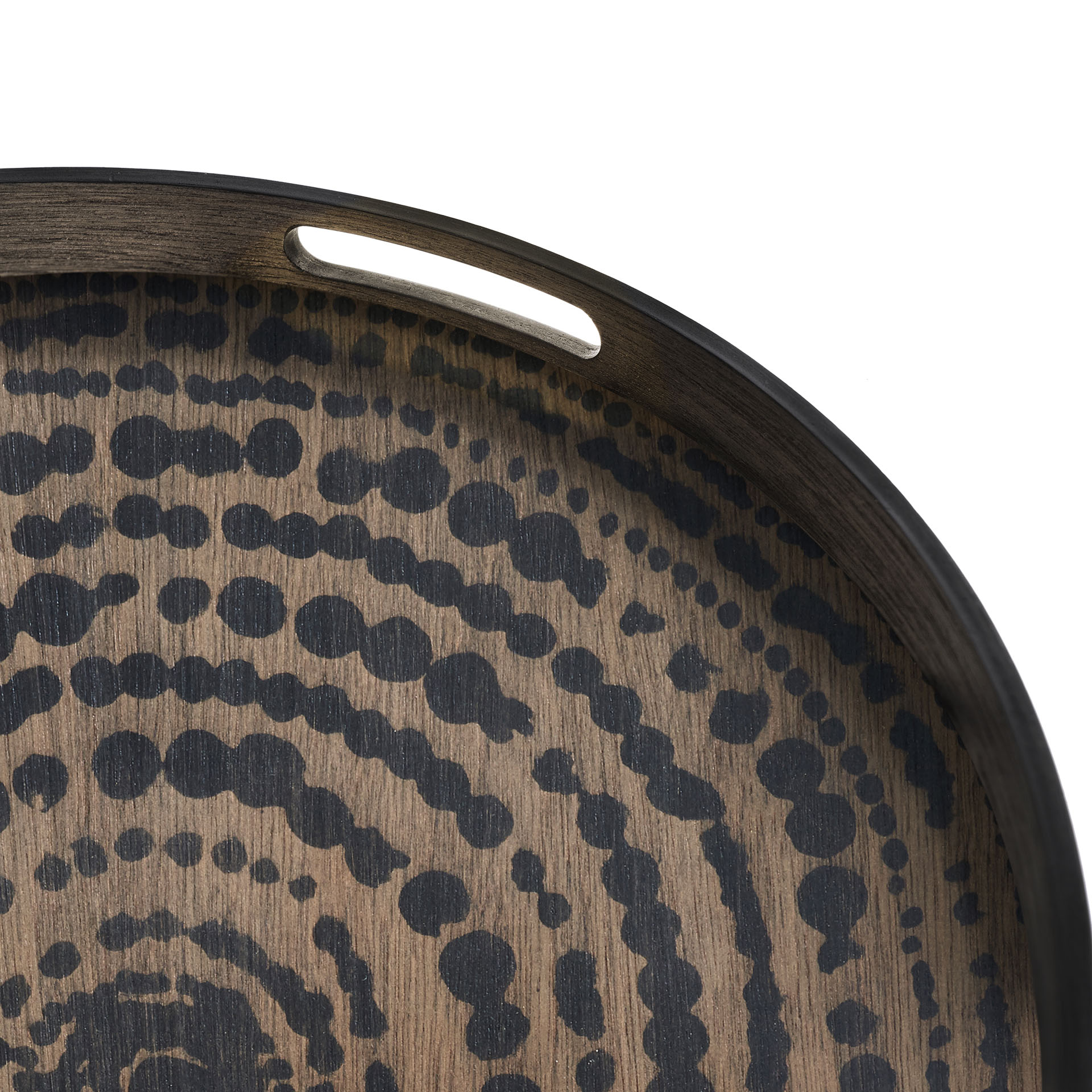 Beads Tray D48  Wood black S