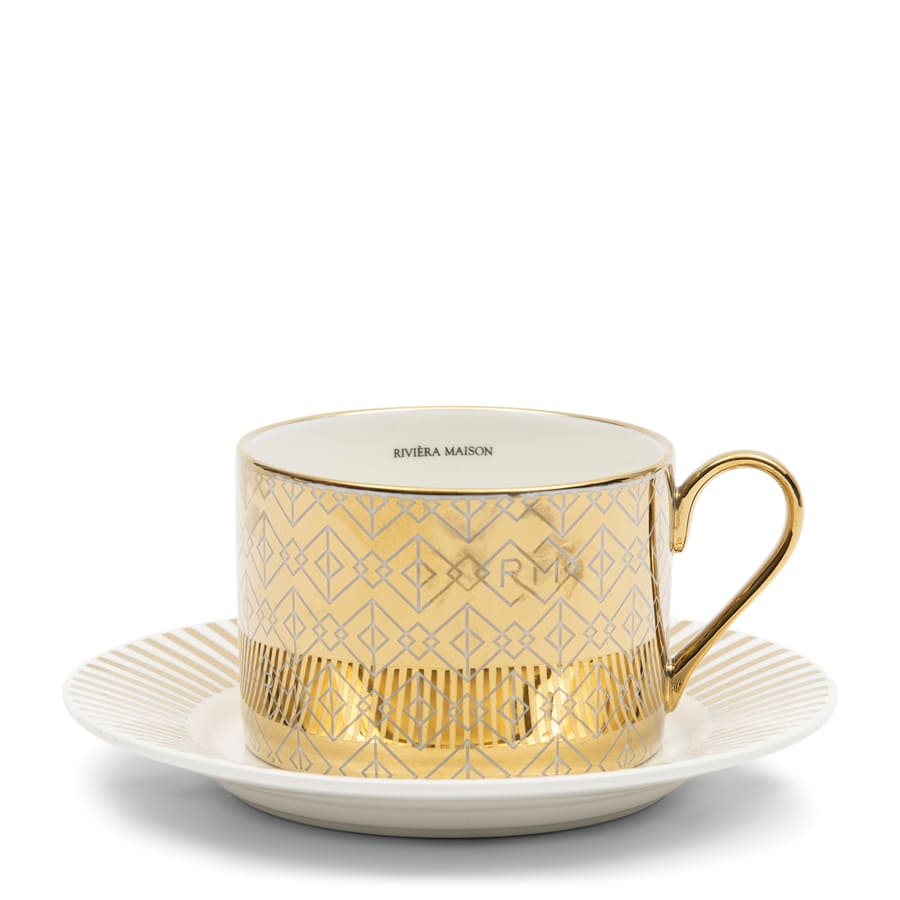 L'Avenue Cup & Saucer gold