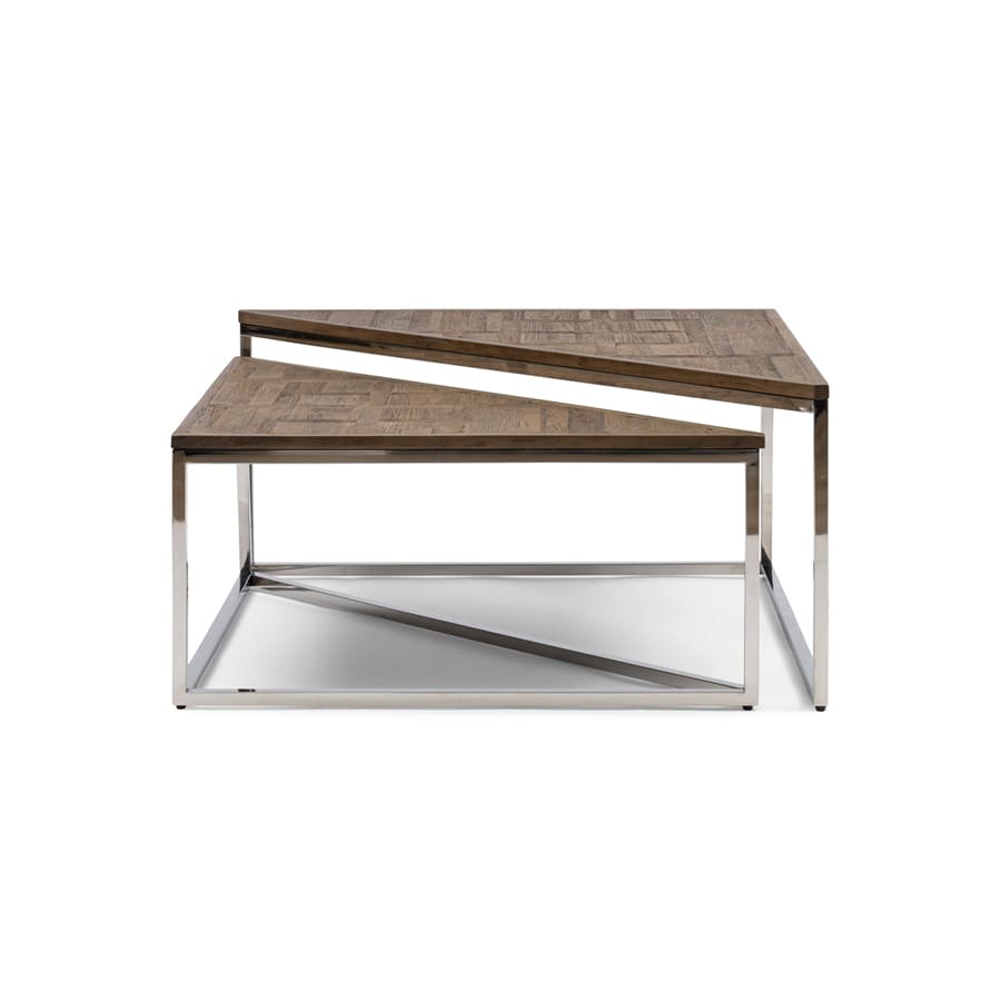 Leccy Triangle Coffee Table 90x90 S/2