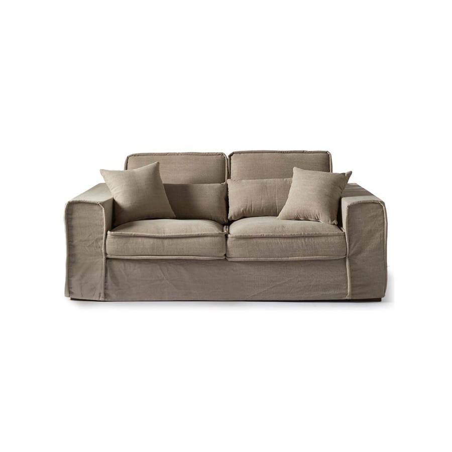 Metropolis Sofa 2,5 Sitzer, Baumwolle Natural