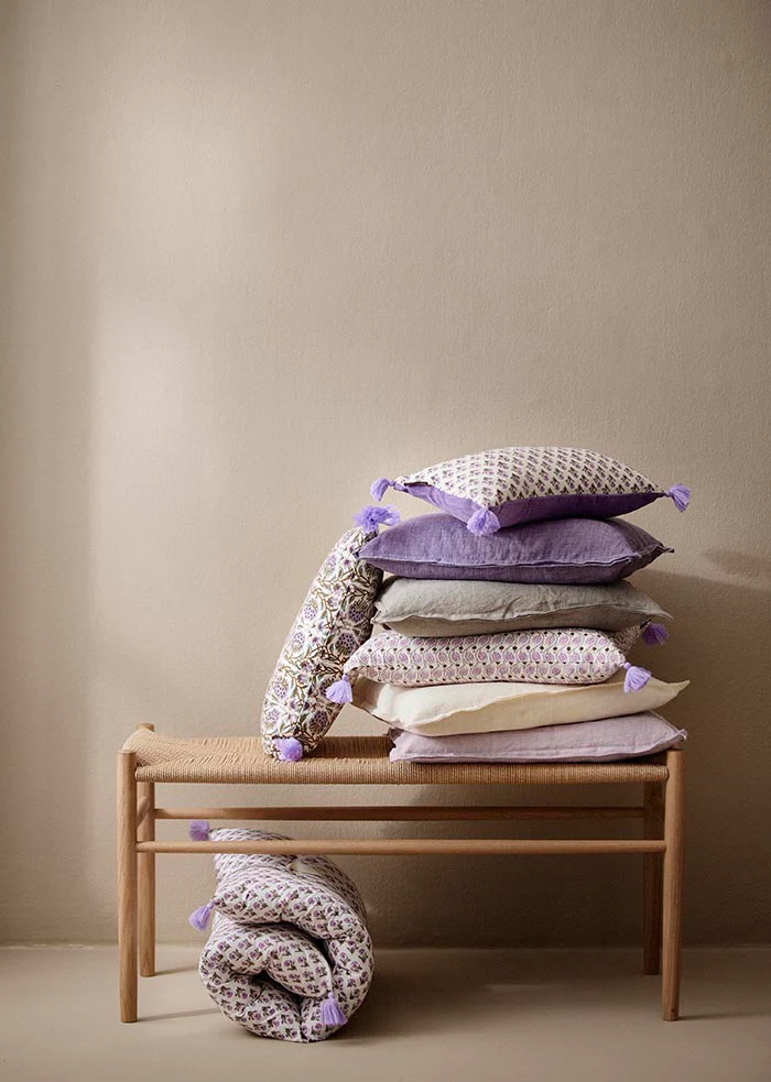 KB 50x50 Linen Lilac Rose