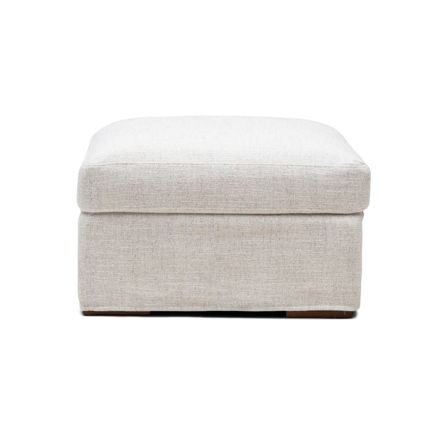 Miles Footstool Antique White
