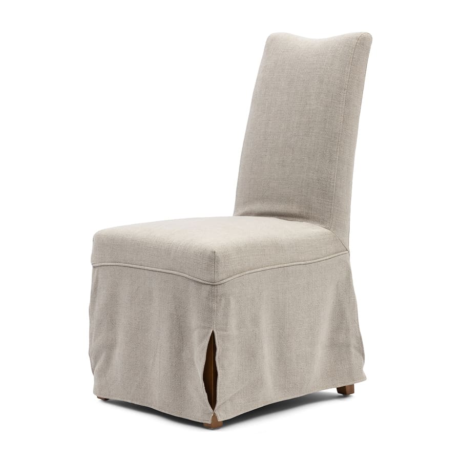 Monti Diningchair with Loose Cover Linen Fabulous Flax