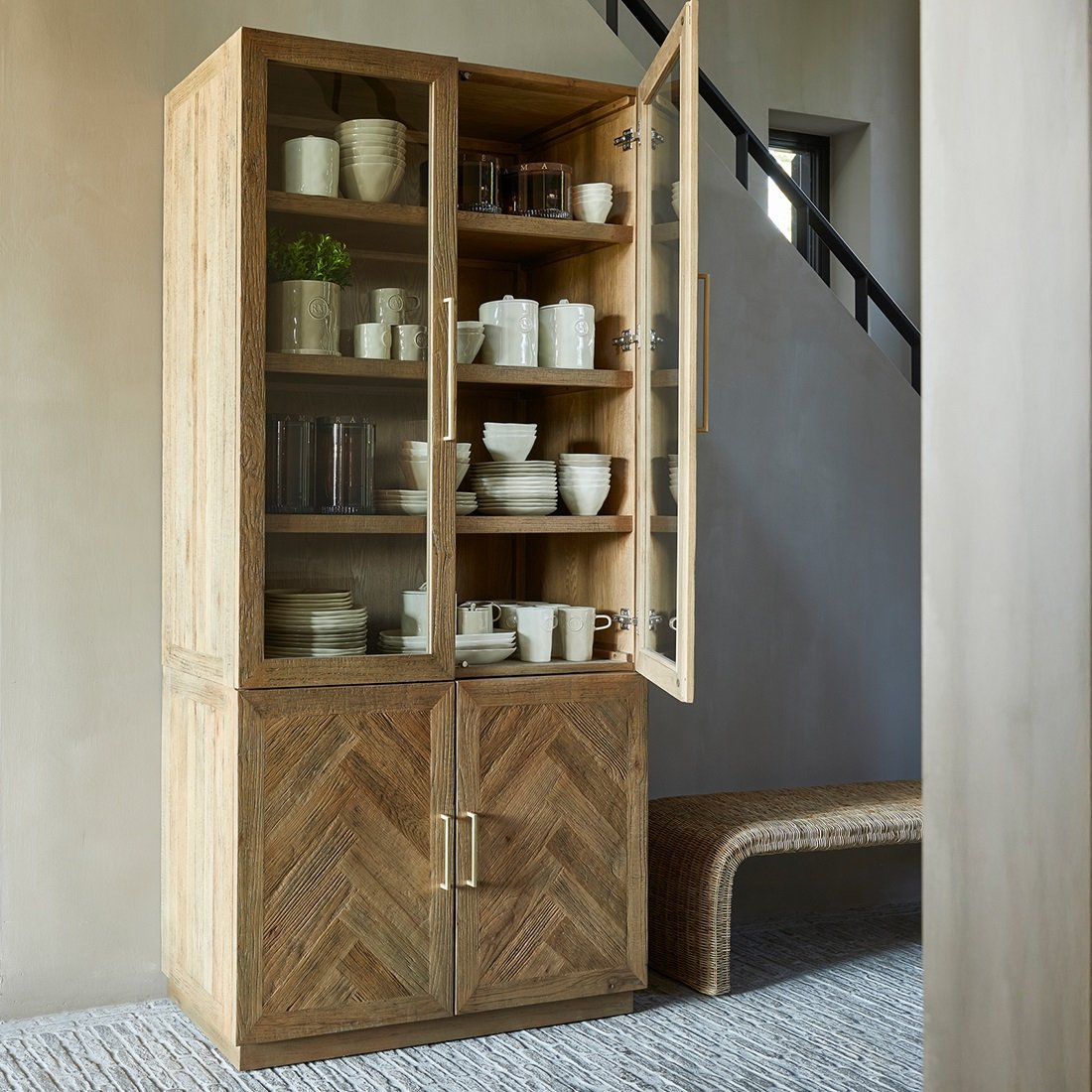 Portofino Dinner Plate flax