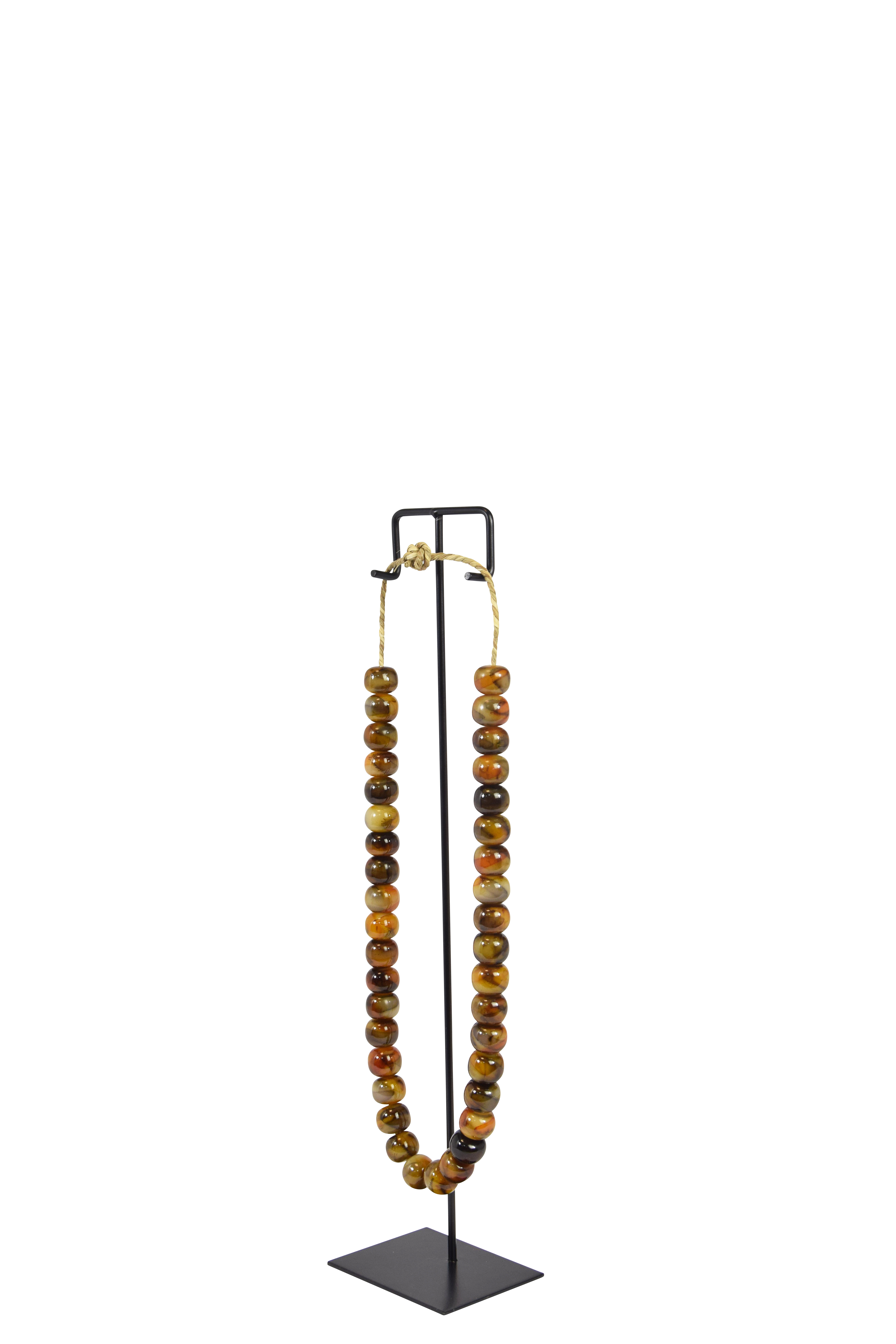 Matinee Necklace amb.brown H44