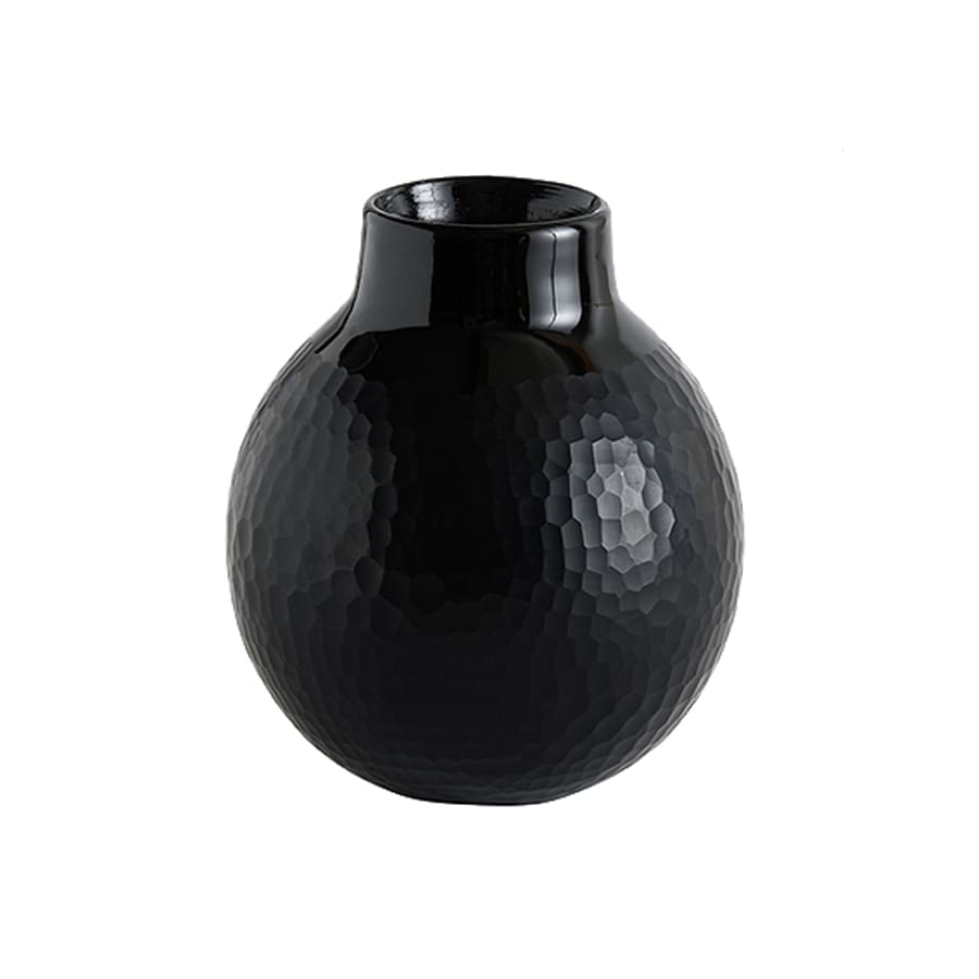Vase Borromini H27,5 schwarz