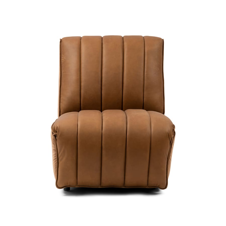 Monterey Recliner Chair, leather, cognac