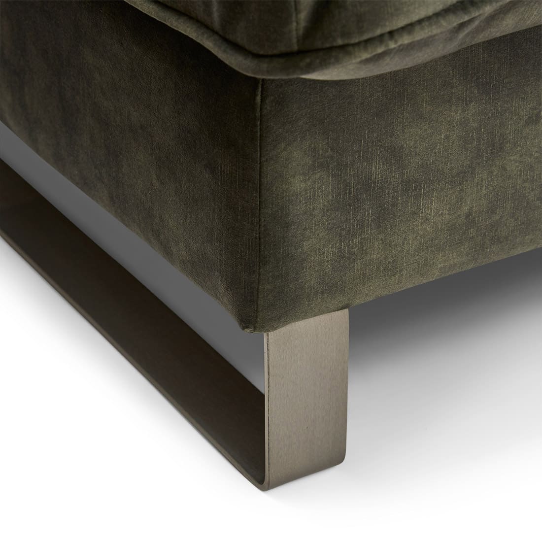 West Housten Corner Sofa CL Left Velvet Ivy