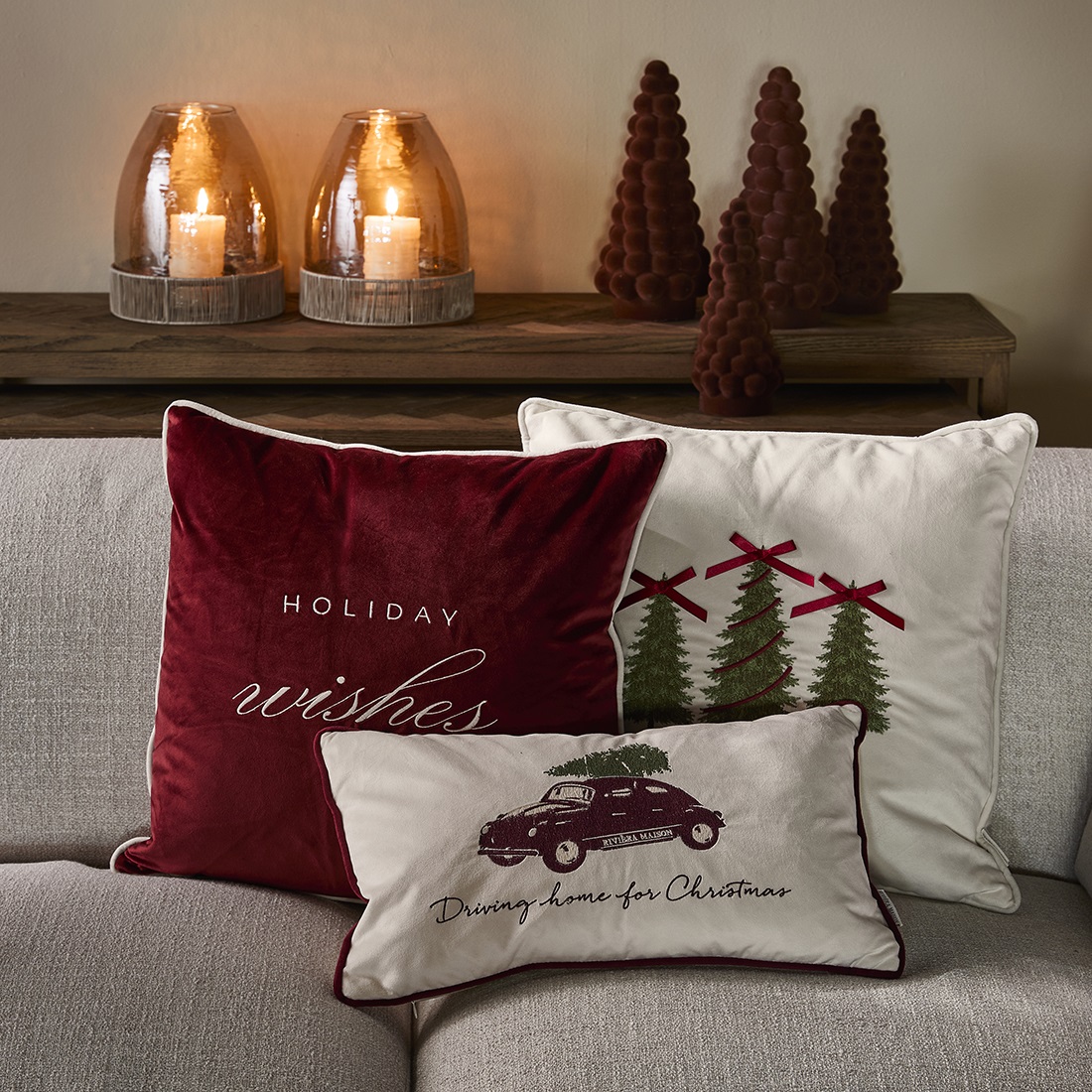 Kissen Christmas Trees 50x50