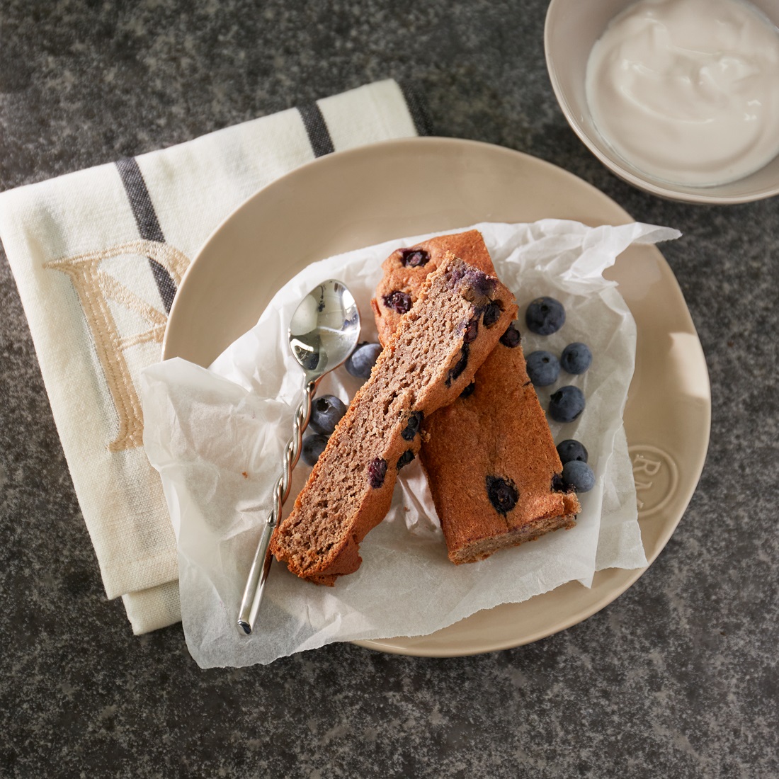 Portofino Breakfast Plate flax