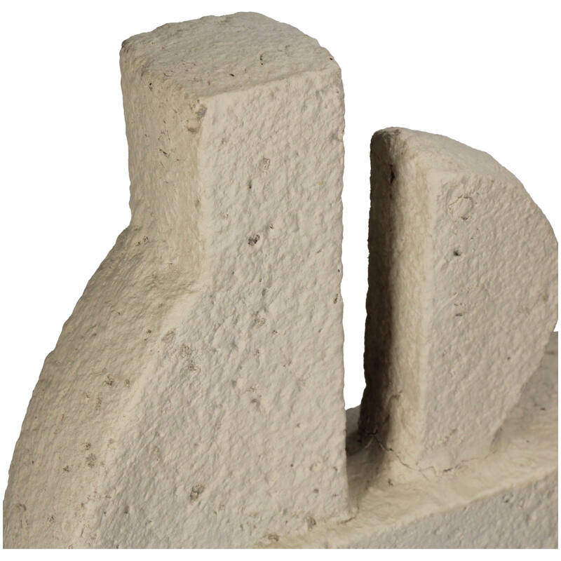 Ornament Papermache beige