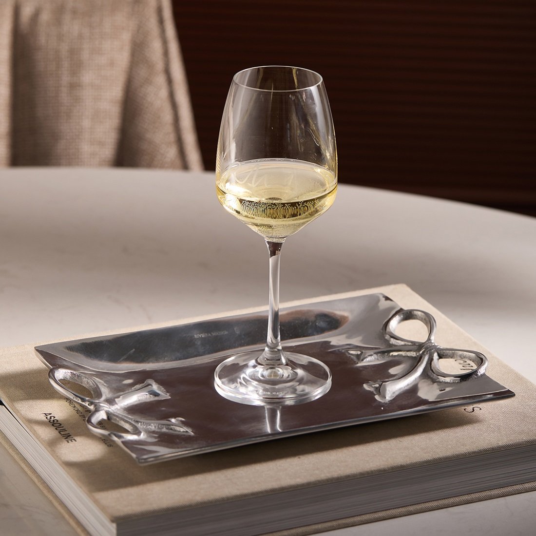 Taste of RM White Wine Glass