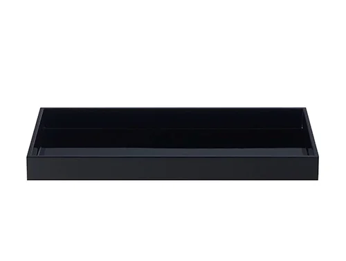 Lux Lacquer Tray 38x19 black