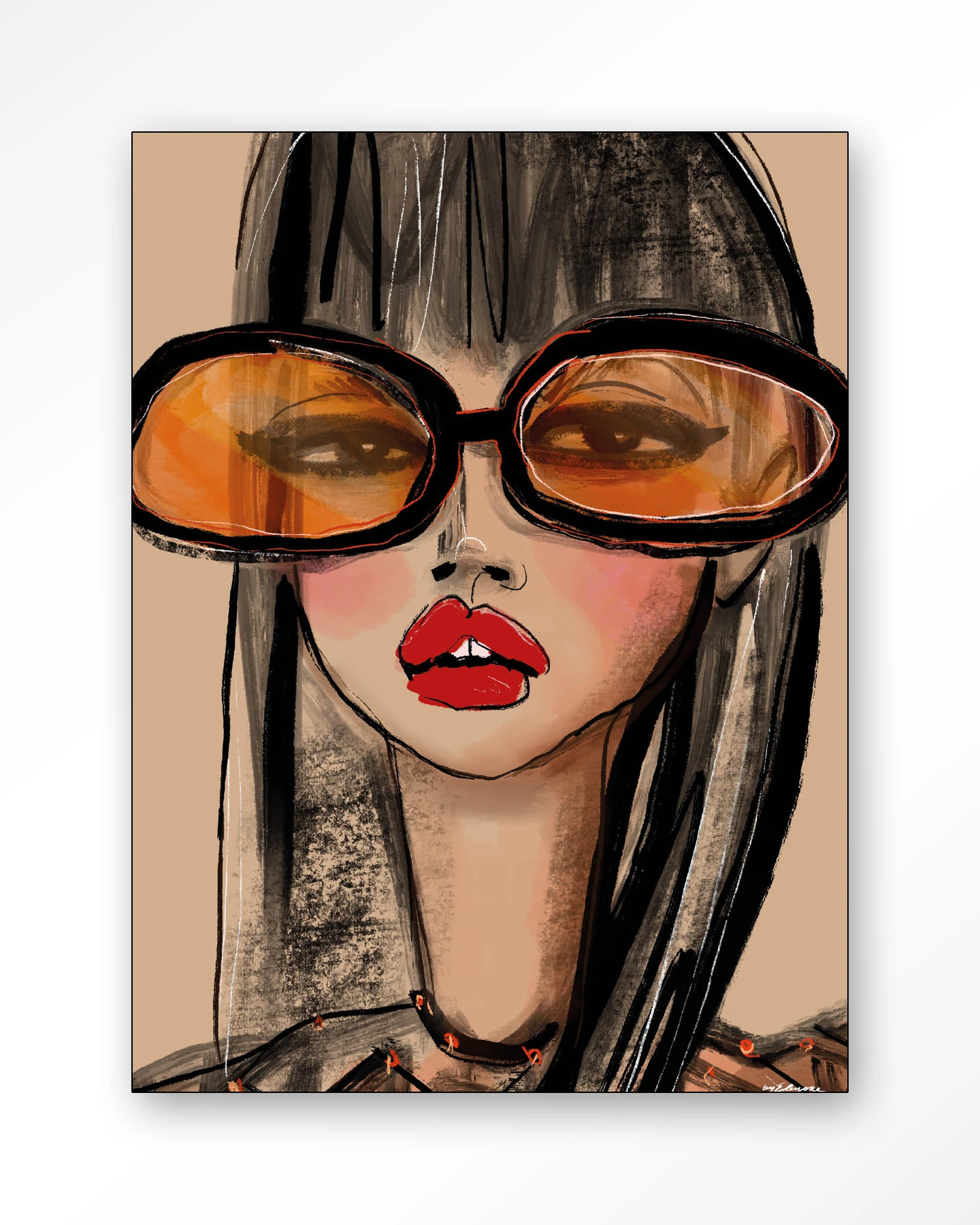 Bild Sunny Orange 80x110