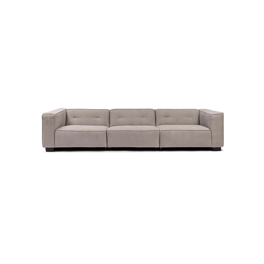 Hampton Heights Sofa XL, washed cotton, ash grey