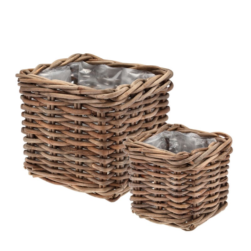 Übertopf Ylm 40x40 Rattan