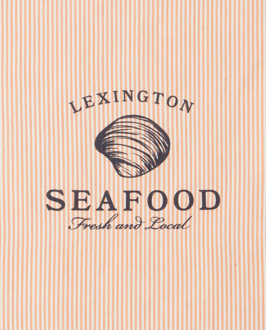 Seafood Kitchen Towel 50x70 beige