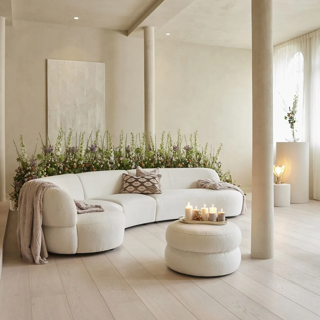 San Remo Stool D70 Simply White