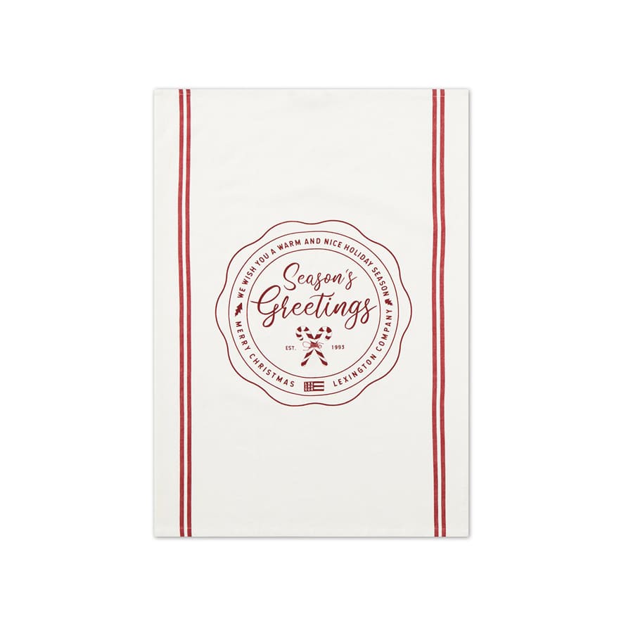 Seasons Greatings Küchentuch white/red