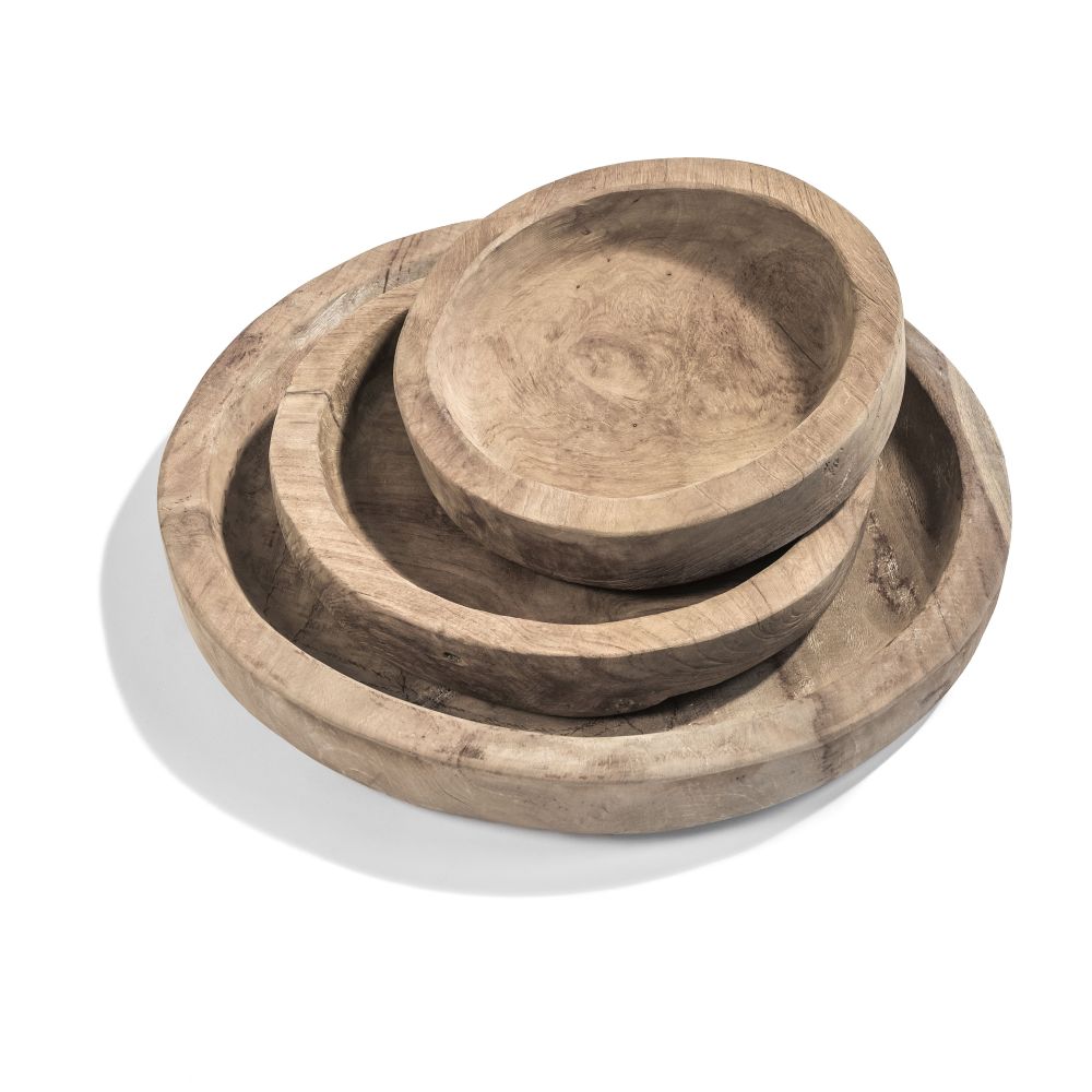 Bowl S Teak nat.grey D27