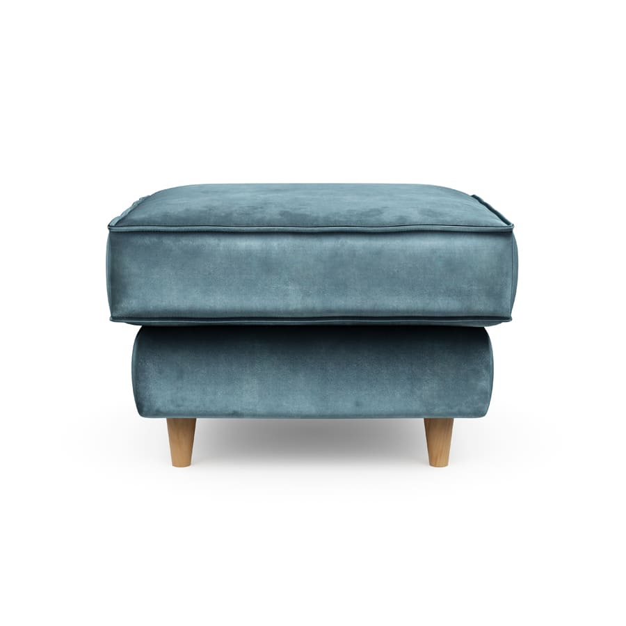 Kendall Hocker 70x70 Velvet Pe