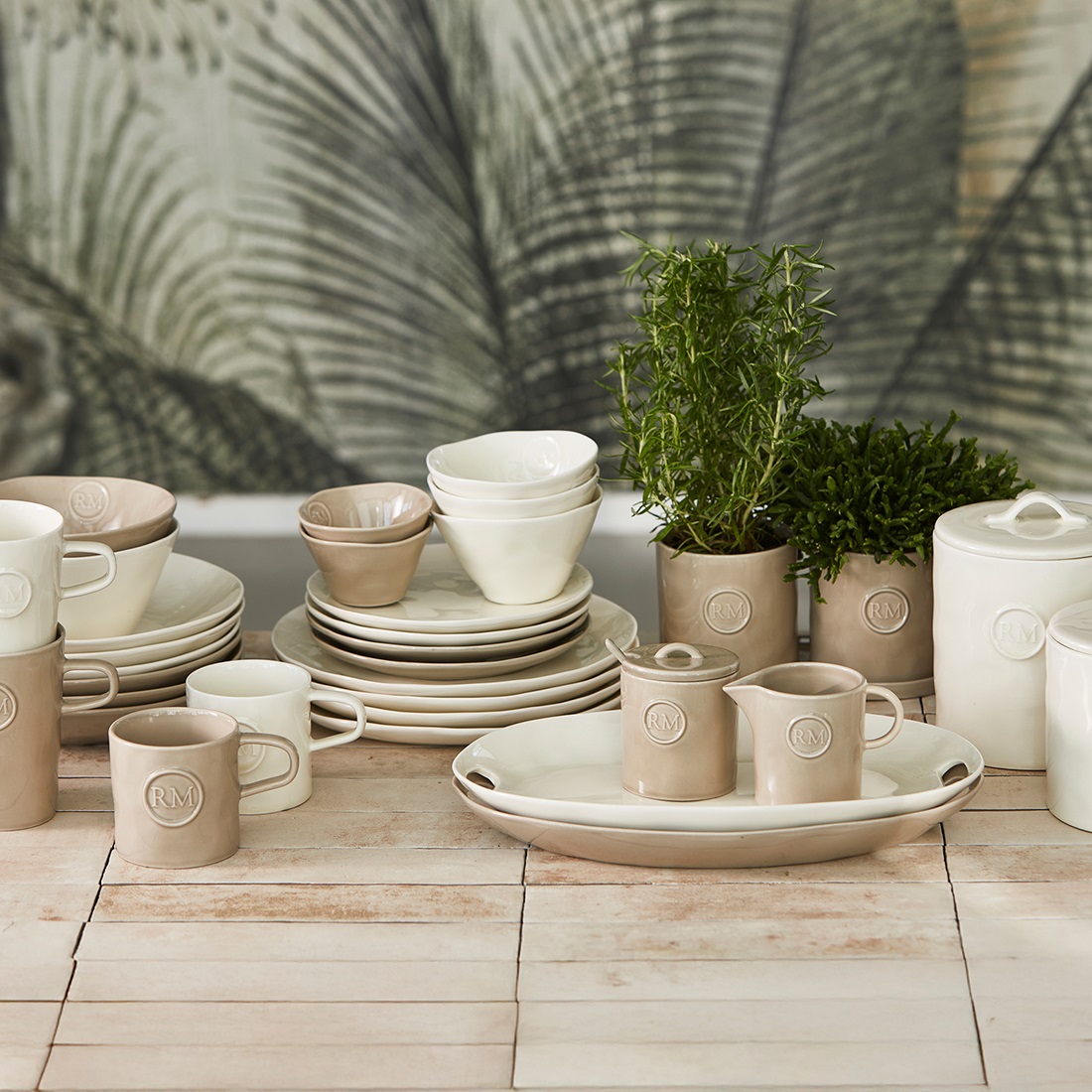 Portofino Mug flax L