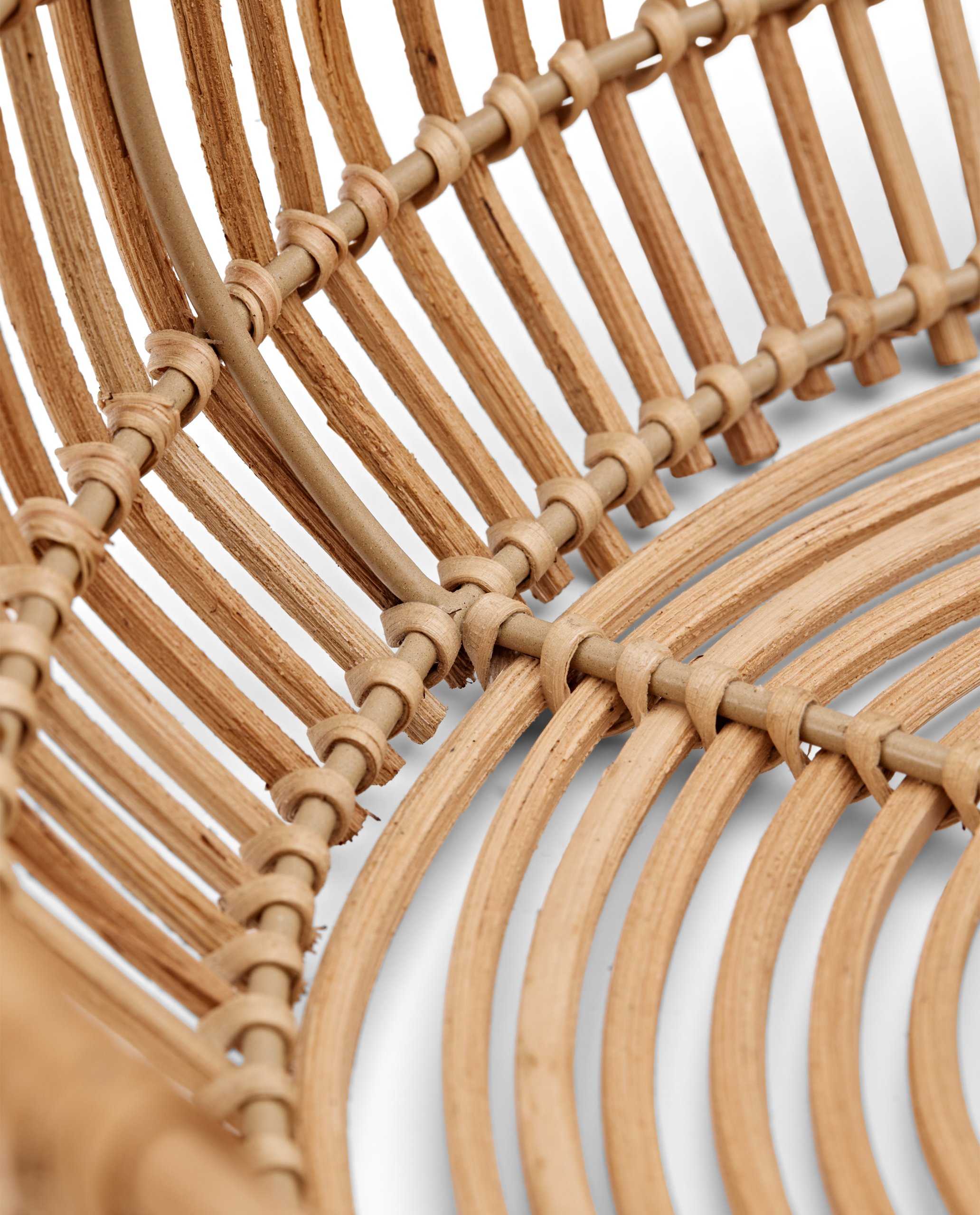 Round Rattan Tray M
