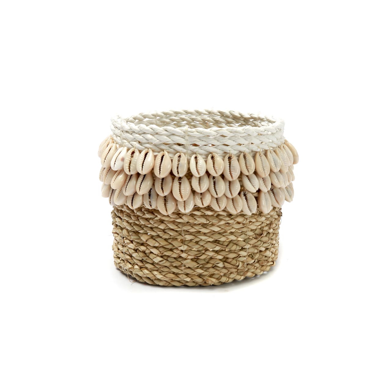 Weaved Cowrie Basket #1