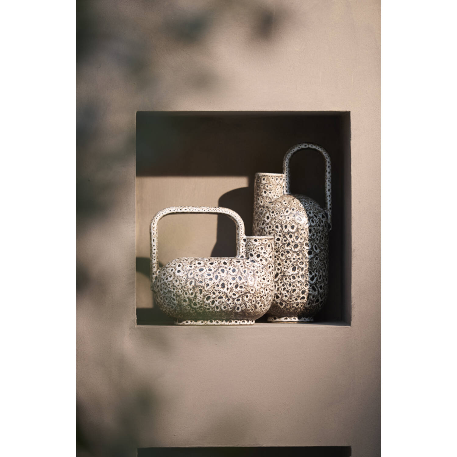 Vase Serres cream-blac