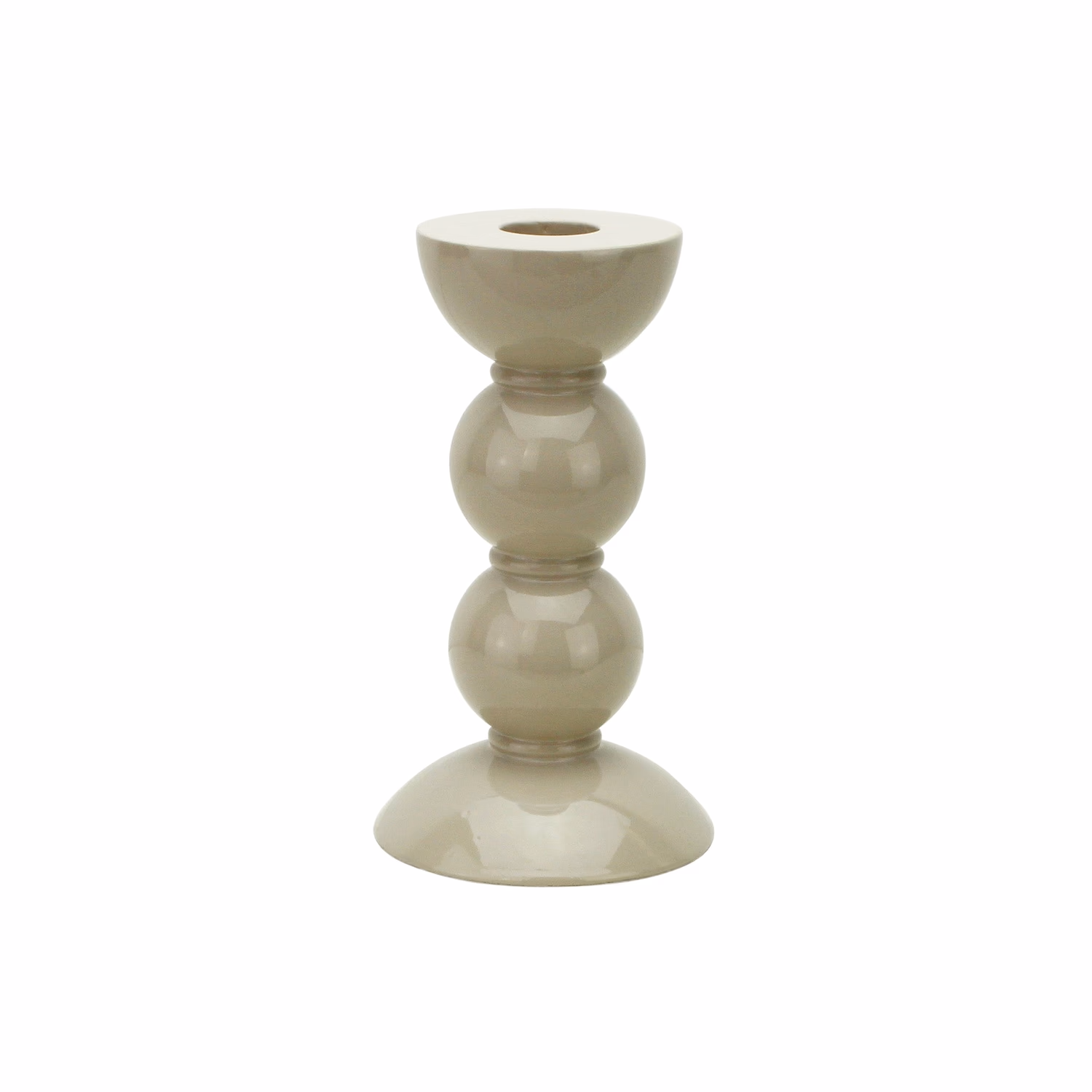 Kerzenständer Bobbin 14cm Cappuccino