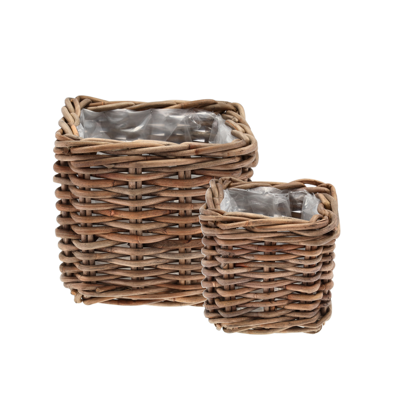 Übertopf Ylm 40x40 Rattan
