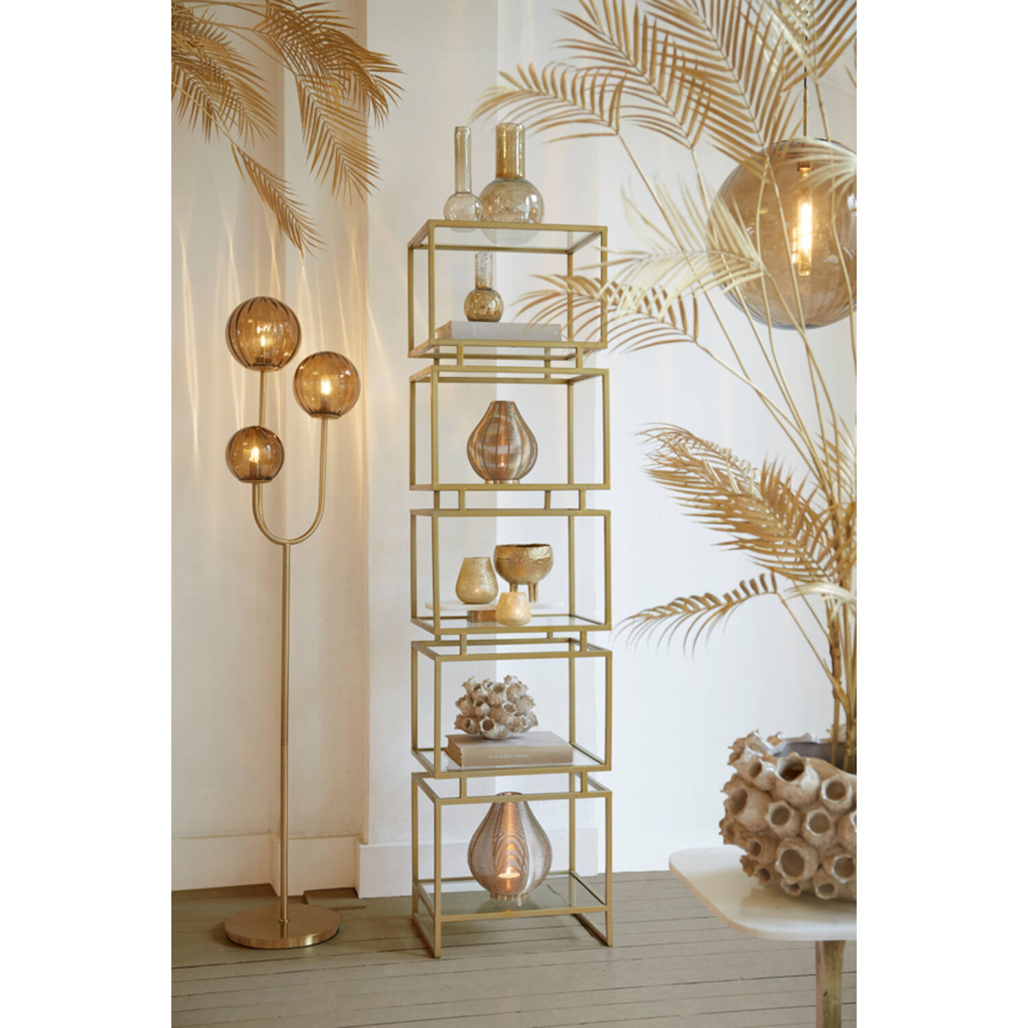 Vase Keiki H15,5 sand