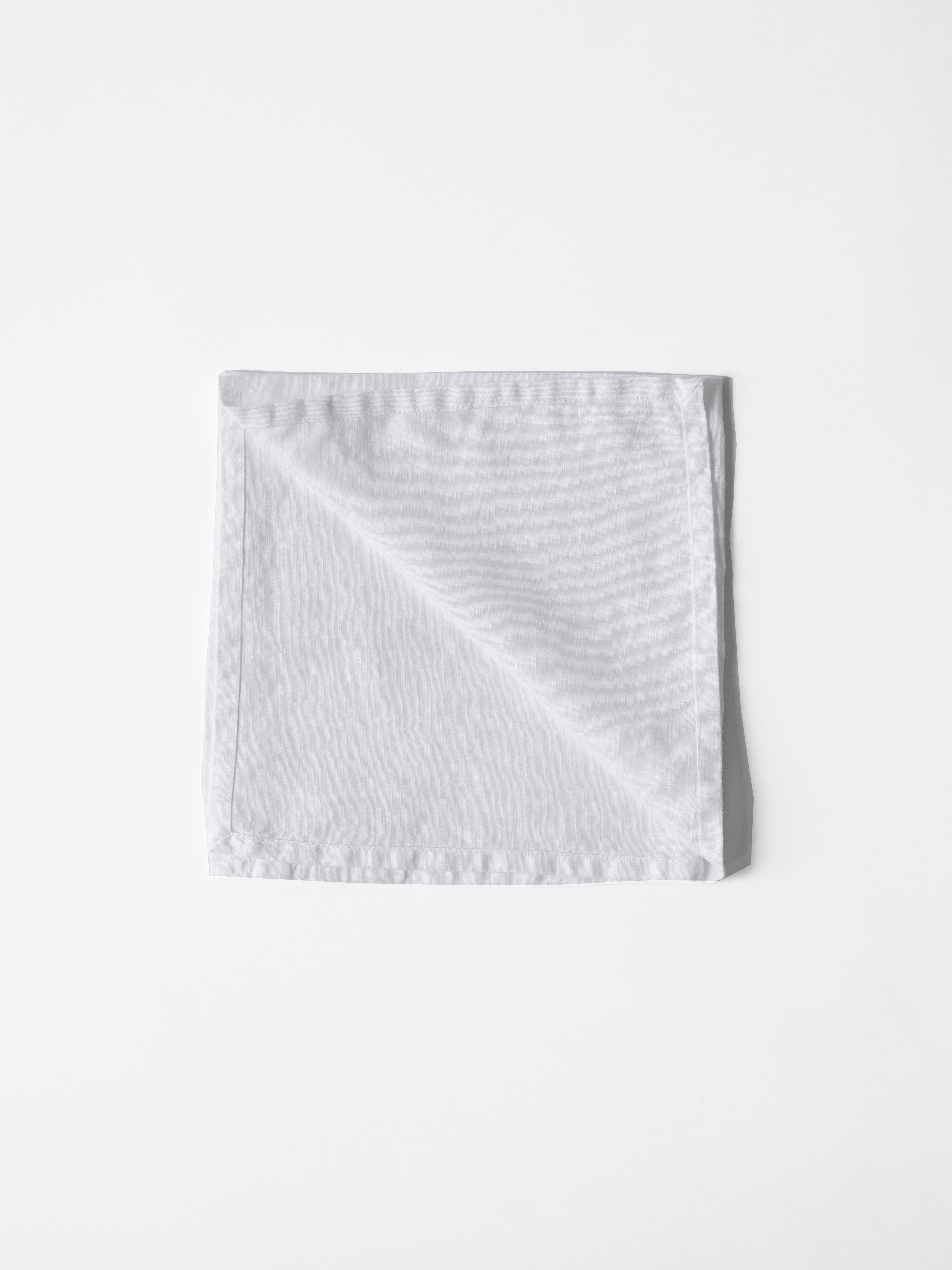 Napkin Linen 45x45 bleached white