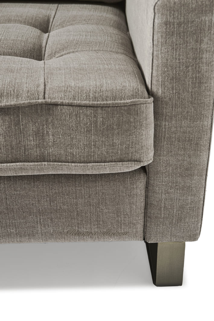 West Houston Sessel, Baumwolle Stone