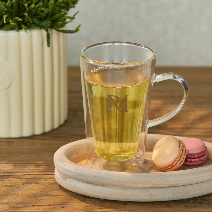 RM Double Wall Monogram Glass