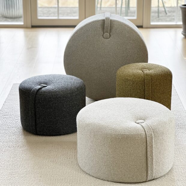 Pouf Loop M D58/H33 Natural