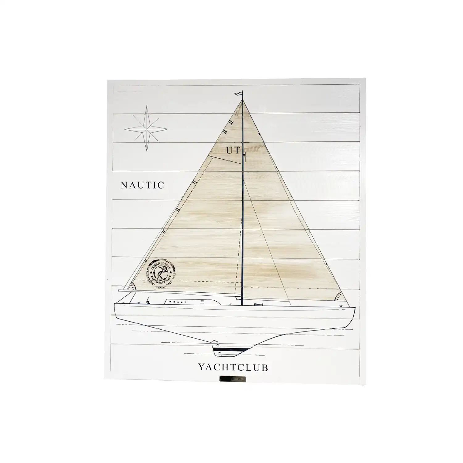 Bild Sailboat 1 80x90 white