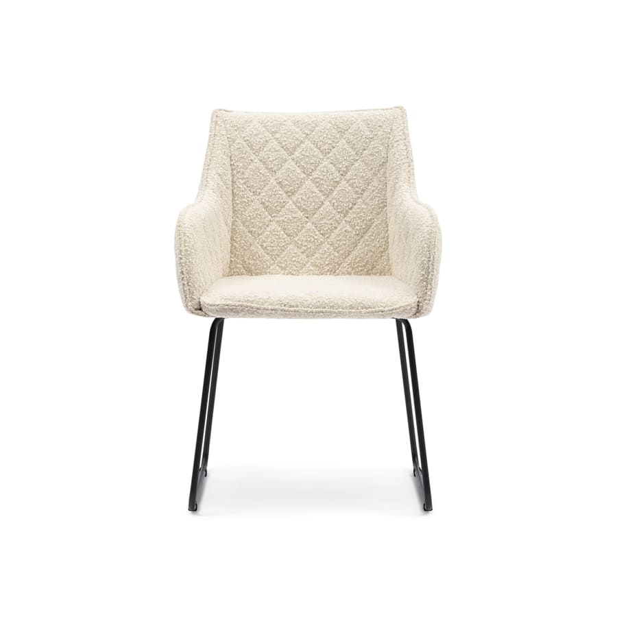 Frisco Dining Armchair Boucle Whisand