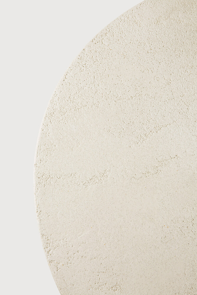 Elements Couchtisch D80 offwhite