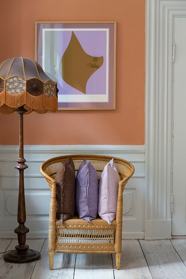 KB 50x50 Linen Lilac Rose