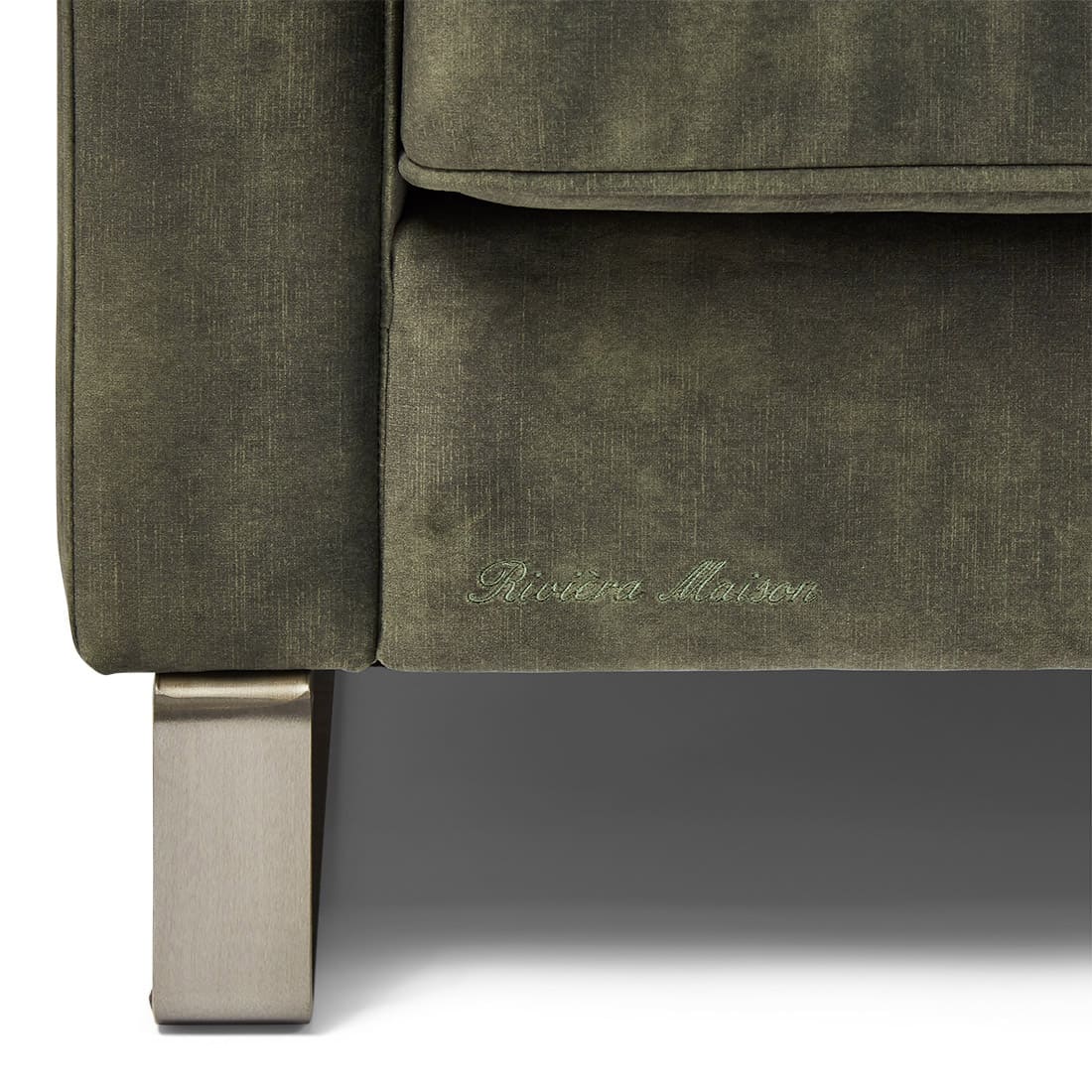 West Housten Corner Sofa CL Left Velvet Ivy