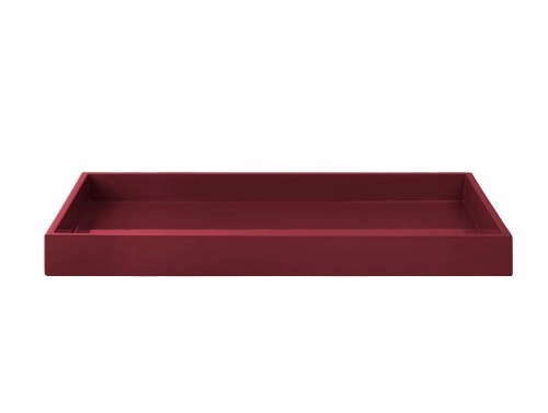 Lux Lacquer Tray 38x19 bordeaux