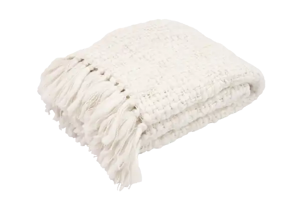 Plaid Fenda 170x130 off white