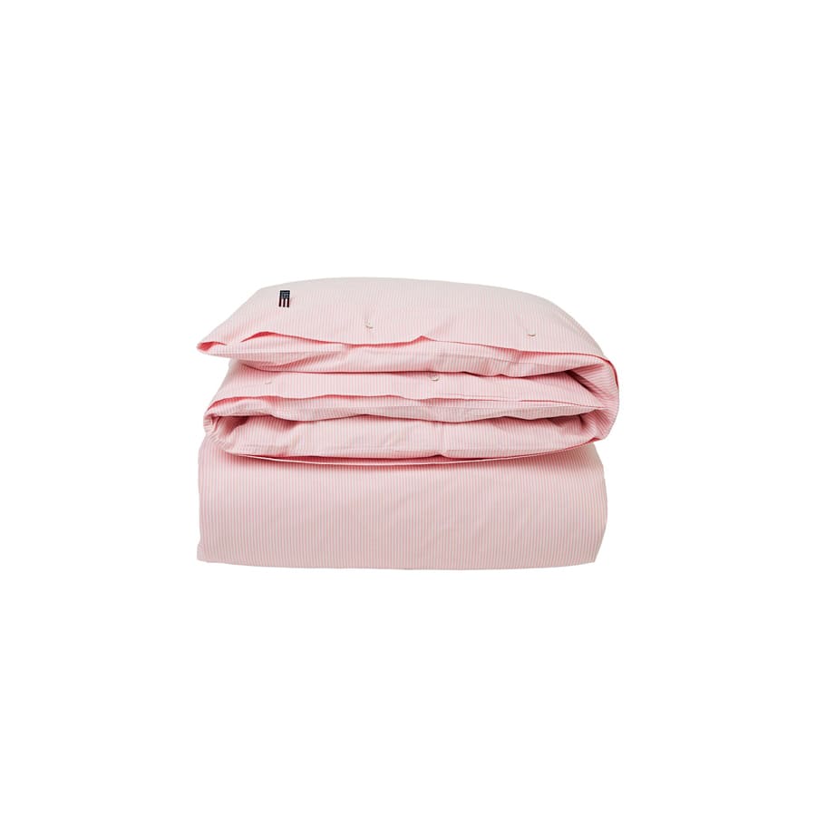Bettbezug Pin Point 200x200 pink/white