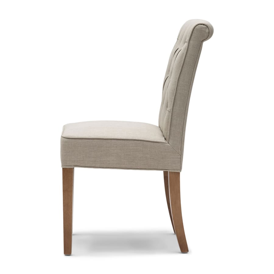 Hampton Classic Dining Chair Linen Flax