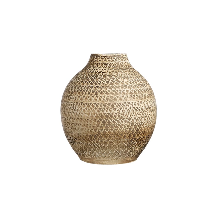 Vase Honey Bulb 20x30 beige