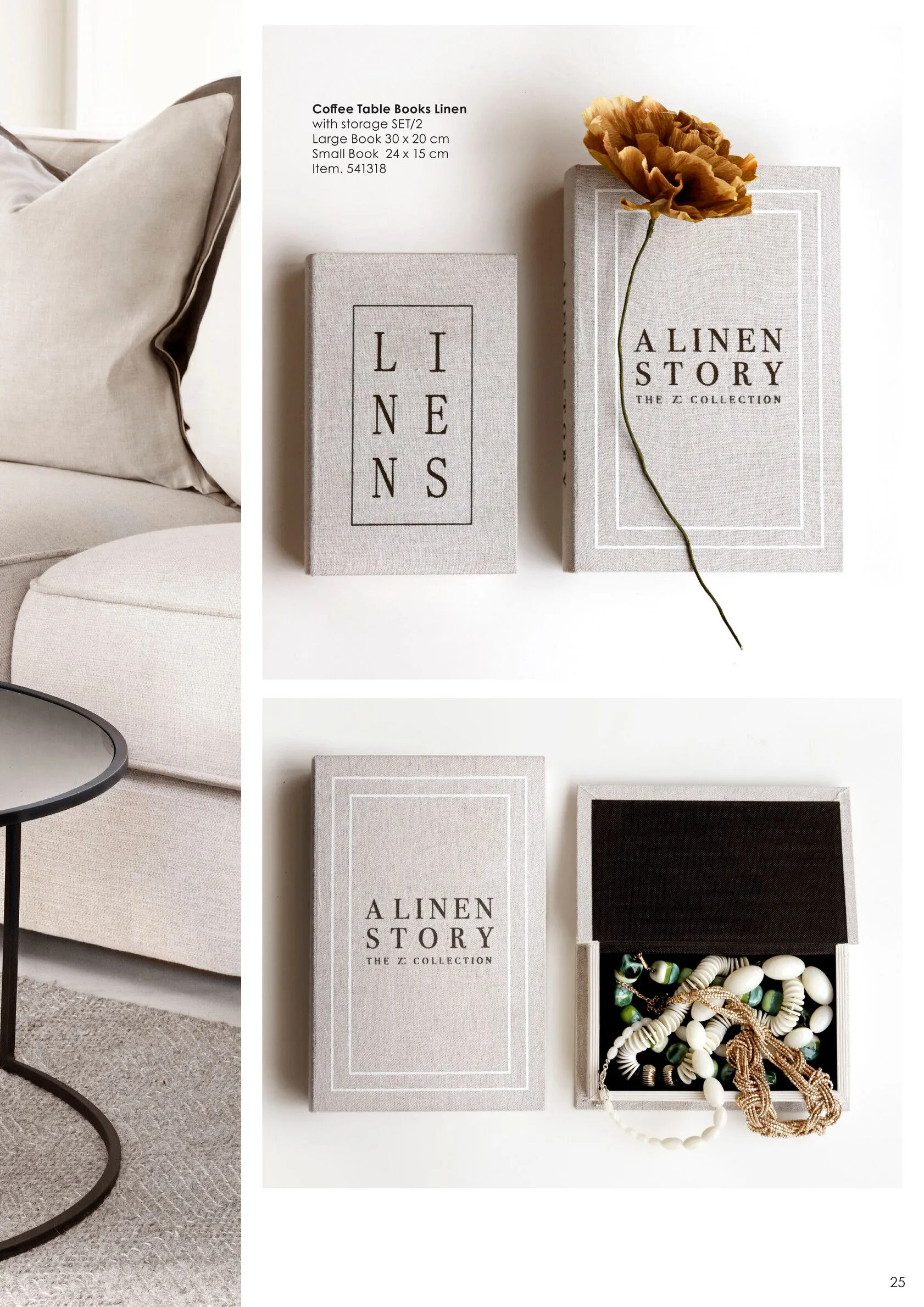 Coffee Table Books Linen