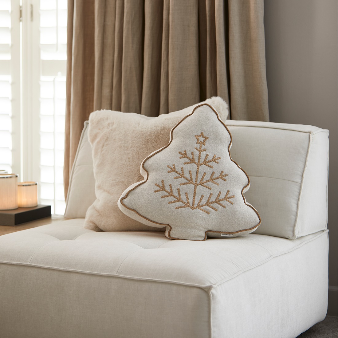 Kissen Heather Faux Fur 50x50
