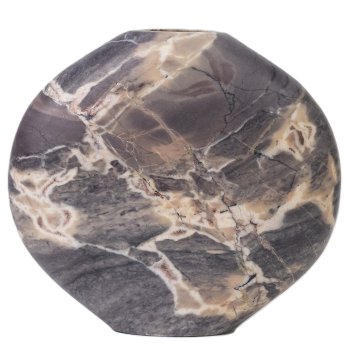 Aravalli Marmorvase H20 grau