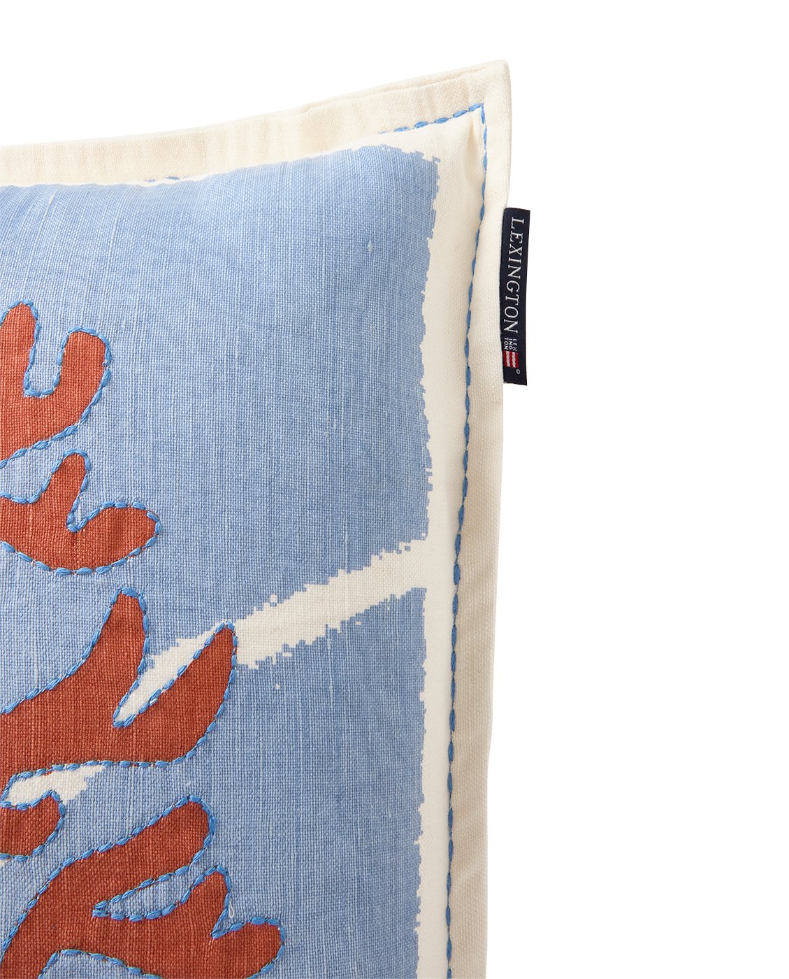 KB Summer Print 50x50 Sky blue/Coral